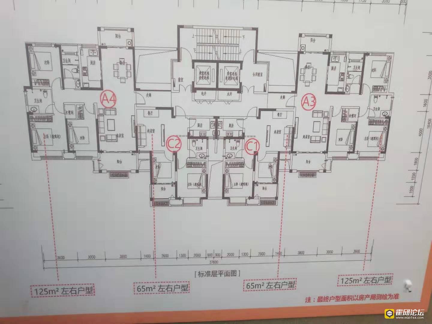 老县委片区拆迁安置房户型图